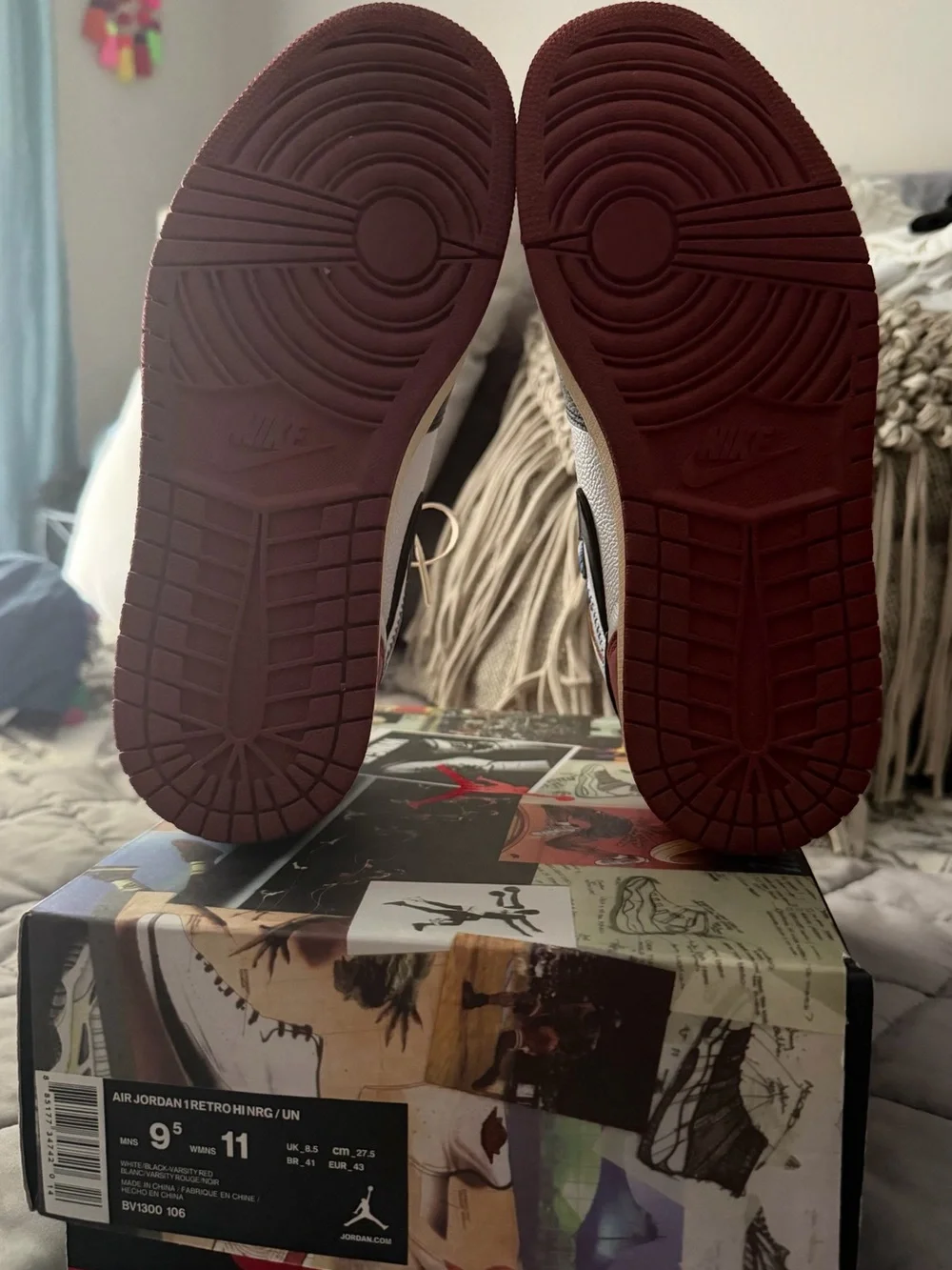 Air Jordan 1 Retro High “Union LA” OG White Black Red